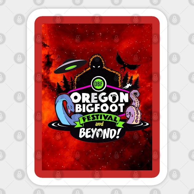 Fire Sticker by OregonBigfoot